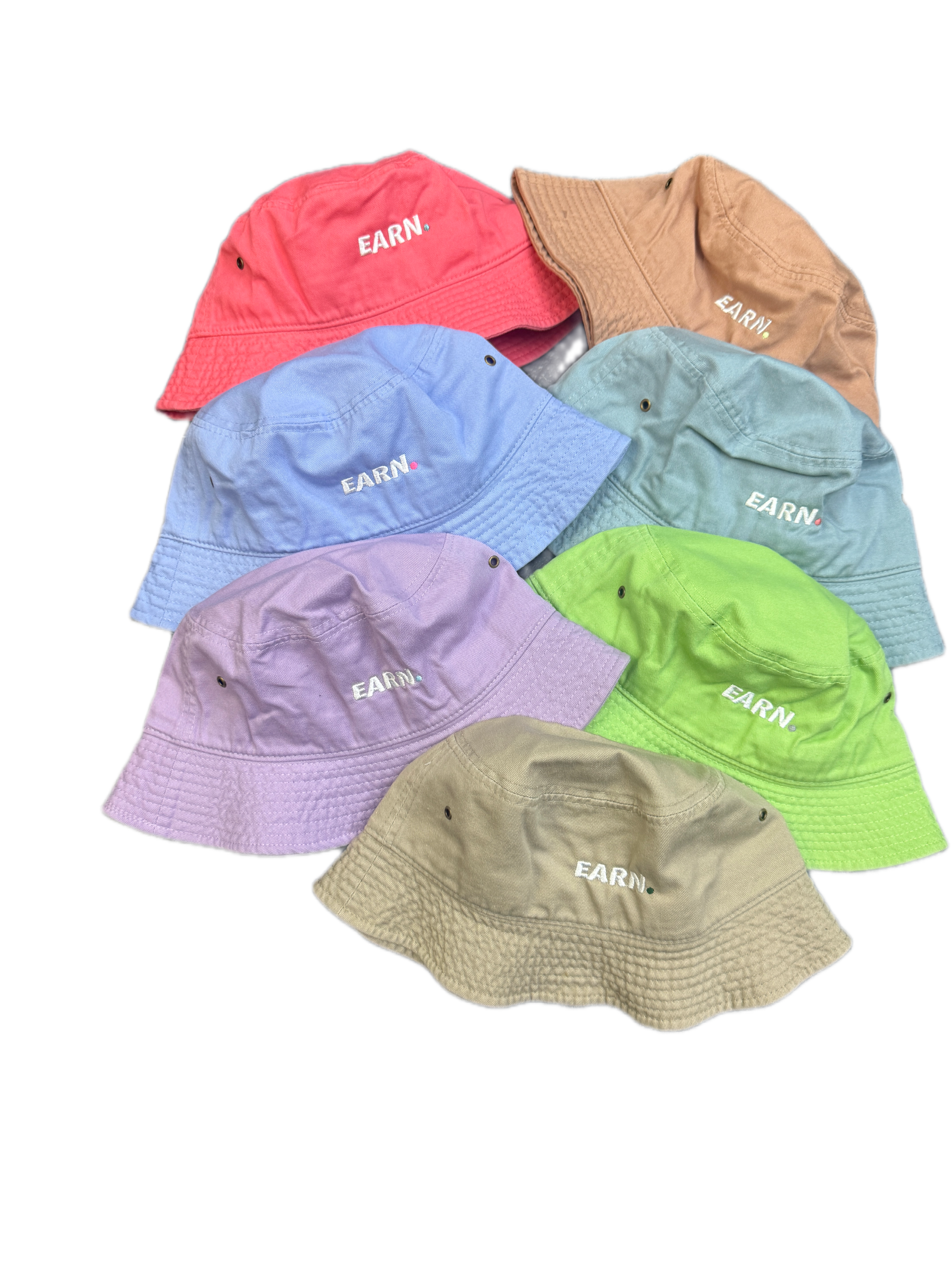 EARN. Pastel Bucket Hat