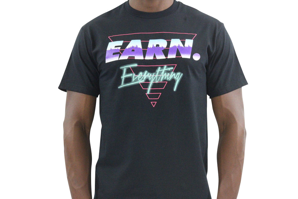 EARN EVERYTHING TEE - BLACK