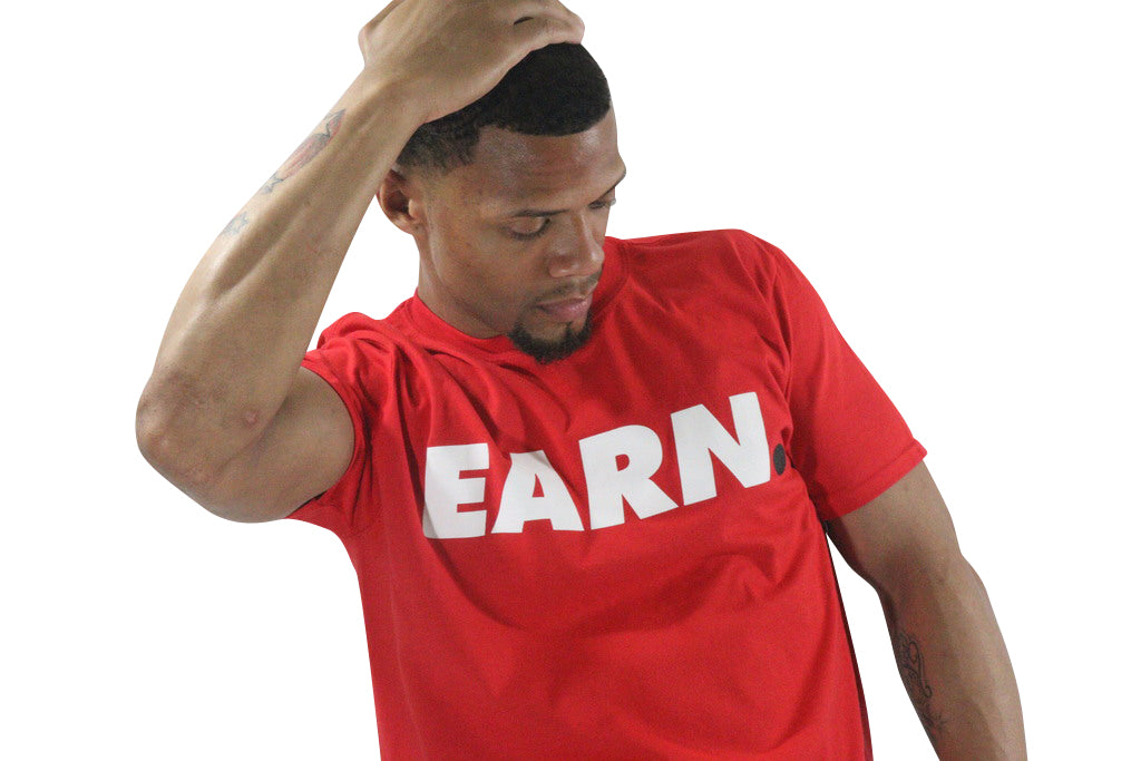 EARN W/ DOT TEE - RED