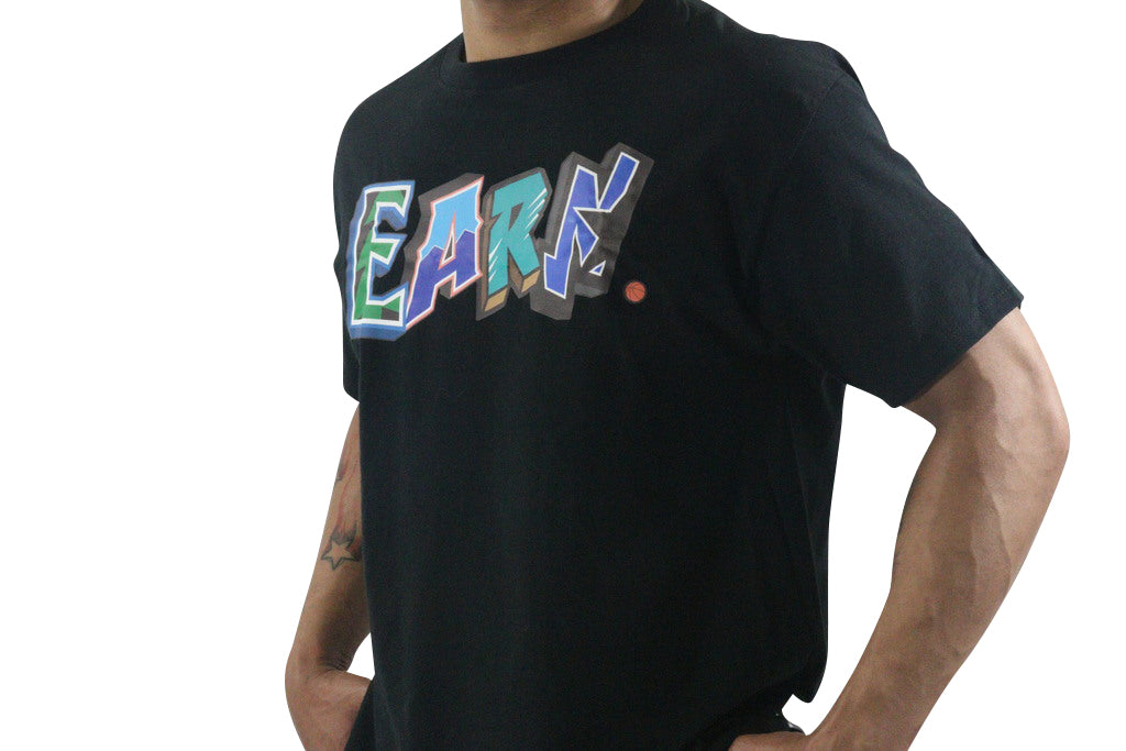EARN HOOP TEE - BLACK